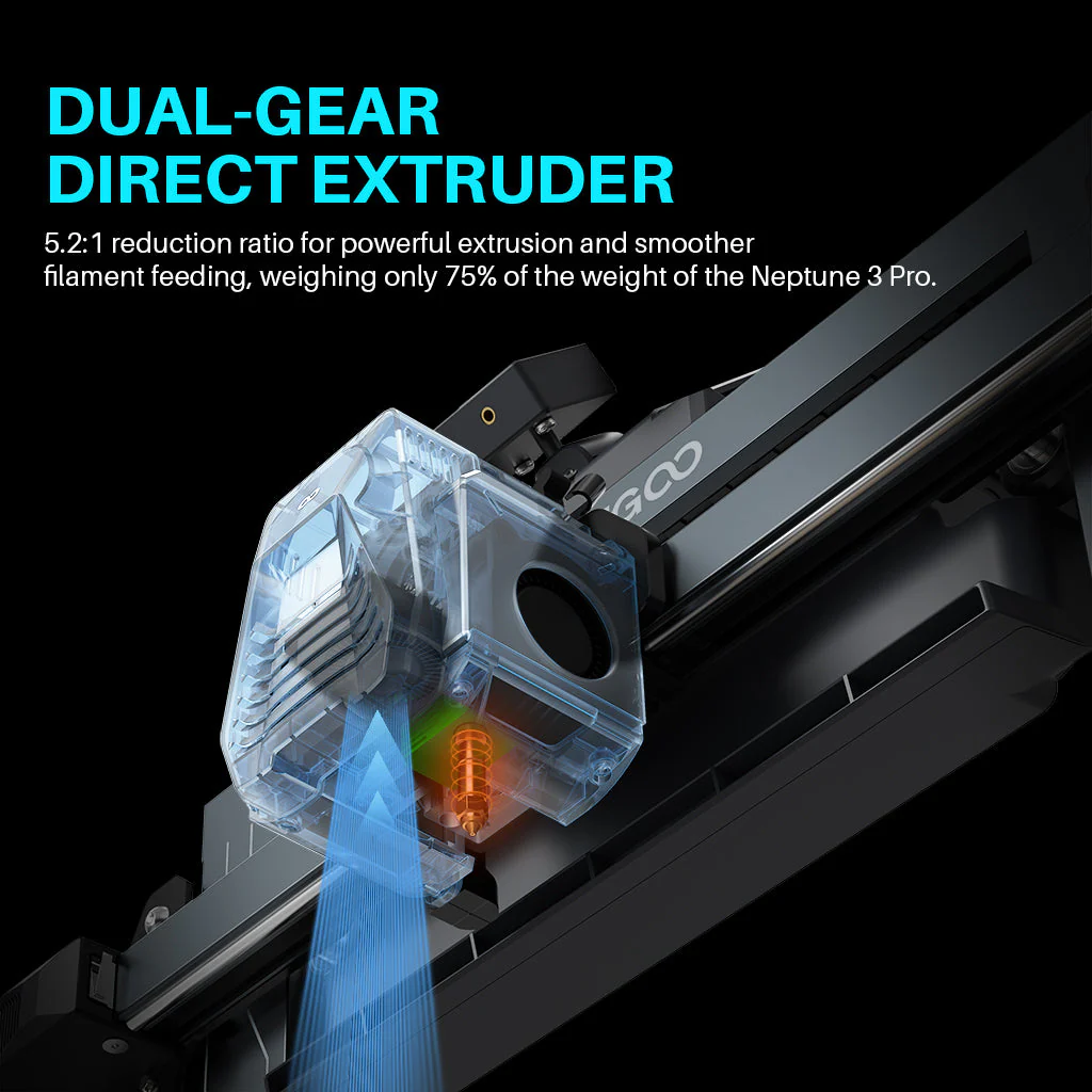 Dual-Gear Direct Extruder Kit for Neptune 4 - Image 6